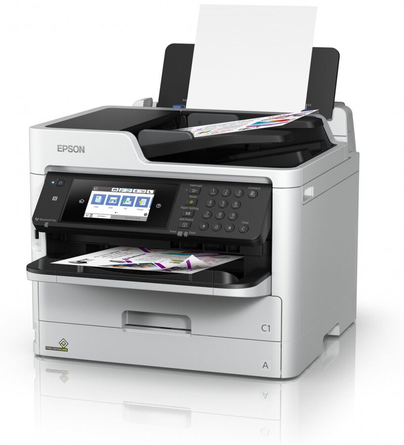 EPSON C11CG77401 WFC579RDWF ÇOK FONKSİYONLU NETWORK -WİFİ - DUBLEKS - FAKS -RENKLİ İNKJET - YAZICI A4 - 24 SAYFA RENKLİ - 24 SAYFA SİYAH BEYAZ BASKI HIZI