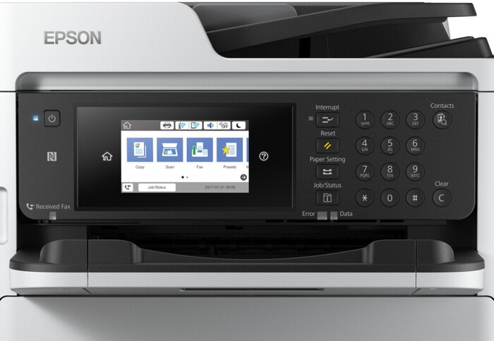 EPSON C11CG77401 WFC579RDWF ÇOK FONKSİYONLU NETWORK -WİFİ - DUBLEKS - FAKS -RENKLİ İNKJET - YAZICI A4 - 24 SAYFA RENKLİ - 24 SAYFA SİYAH BEYAZ BASKI HIZI - Thumbnail