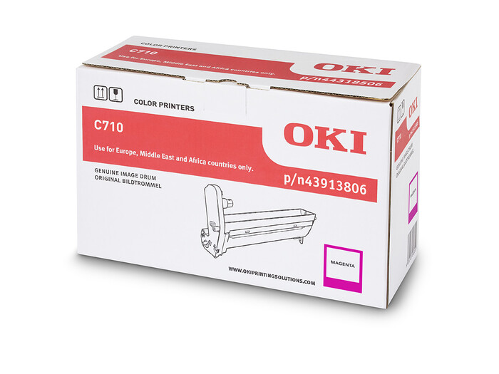 OKI - OKI 43913806 KIRMIZI DRUM C710 - MAGENTA DRUM - YAZICI GÖRÜNTÜLEME ÜNİTESİ - 15,000 SAYFA