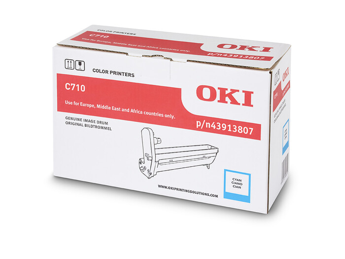 OKI - OKI 43913807 MAVİ DRUM C710 - CYAN DRUM - YAZICI GÖRÜNTÜLEME ÜNİTESİ - 15,000 SAYFA