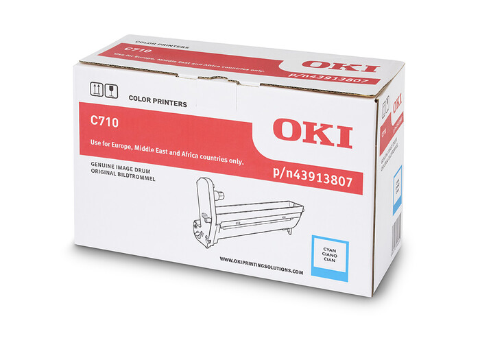 OKI - OKI 43913807 MAVİ DRUM C710 - CYAN DRUM - YAZICI GÖRÜNTÜLEME ÜNİTESİ - 15,000 SAYFA