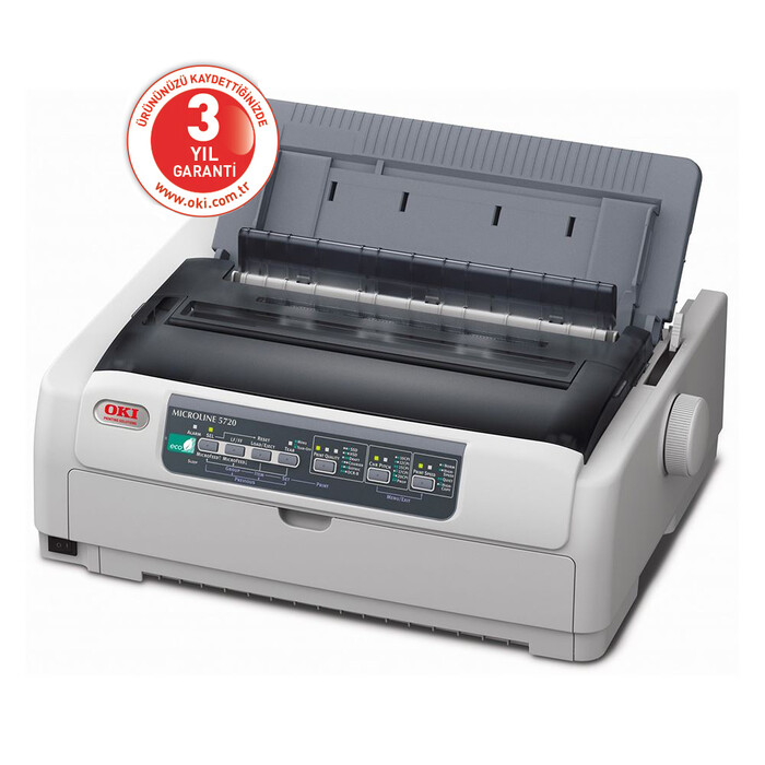 OKI - OKI 44209905 ML5720 ECO 9 PİN 80 KOLON 700CPS NOKTA VURUŞLU YAZICI