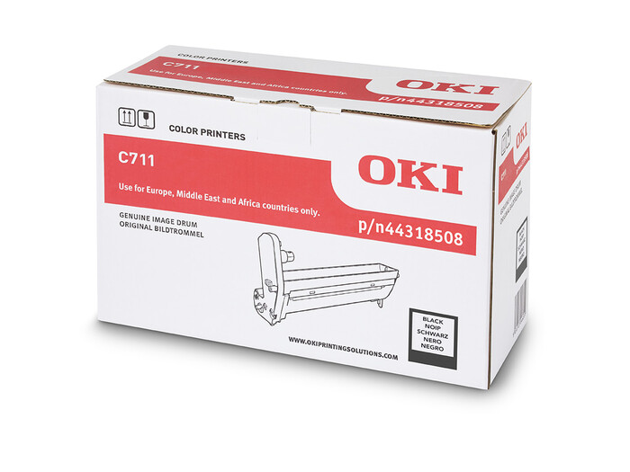 OKI - OKI 44318508 C711 SİYAH DRUM ÜNİTESİ - YAZICI GÖRÜNTÜLEME SİLİNDİRİ - 20,000 SAYFA