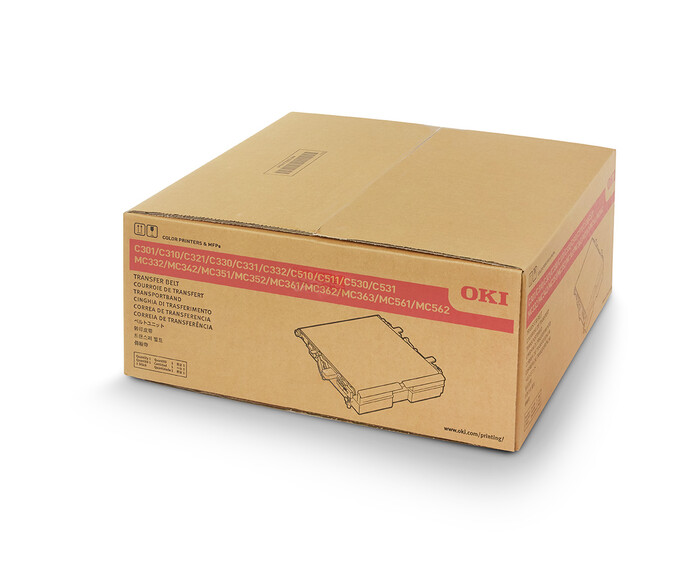 OKI - OKI 44472202 TRANSFER BELT ÜNİTESİ - C301-C310-C321-C330-C331-C332-C510-C511-C530-C531-MC332-MC342-MC351-MC352-MC361-MC362-MC363-MC561-MC562 - TAŞIYICI KAYIŞ ÜNİTESİ - 60,000 SAYFA