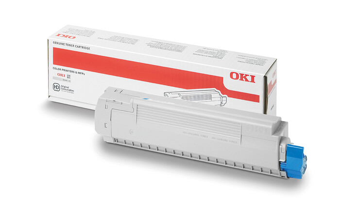 OKI - OKI 45396303 MAVİ TONER MC760-MC770-MC780 - CYAN TONER - 6,000 SAYFA
