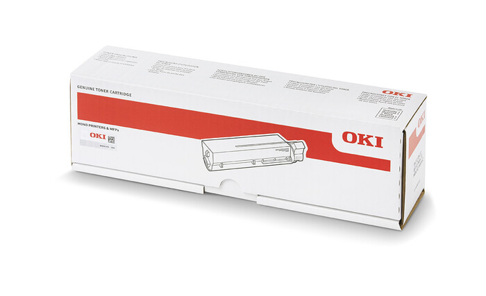 OKI 45807102 (Yield: 3000 Pages) Black Toner Cartridge - View #3