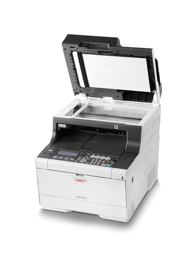 OKI 46357122 ES5473dn MFP A4 RENKLİ ÇOK FONKSİYONLU LED YAZICI-RENKLİ-SİYAH BEYAZ BASKI 30 SAYFA BASKI HIZI