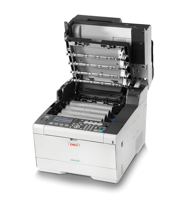 OKI 46357122 ES5473dn MFP A4 RENKLİ ÇOK FONKSİYONLU LED YAZICI-RENKLİ-SİYAH BEYAZ BASKI 30 SAYFA BASKI HIZI