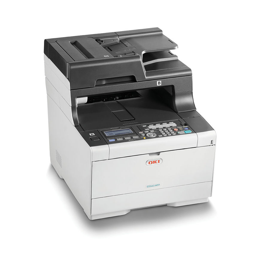 OKI 46357142 ES5463dn MFP A4 RENKLİ ÇOK FONKSİYONLU LED YAZICI-RENKLİ-SİYAH BEYAZ BASKI 30 SAYFA BASKI HIZI