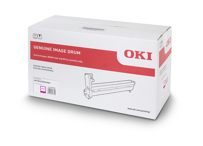 OKI 46438002 KIRMIZI DRUM C823-C833-C843 - MAGENTA DRUM - YAZICI GÖRÜNTÜLEME SİLİNDİRİ - 30,000 SAYFA - Thumbnail