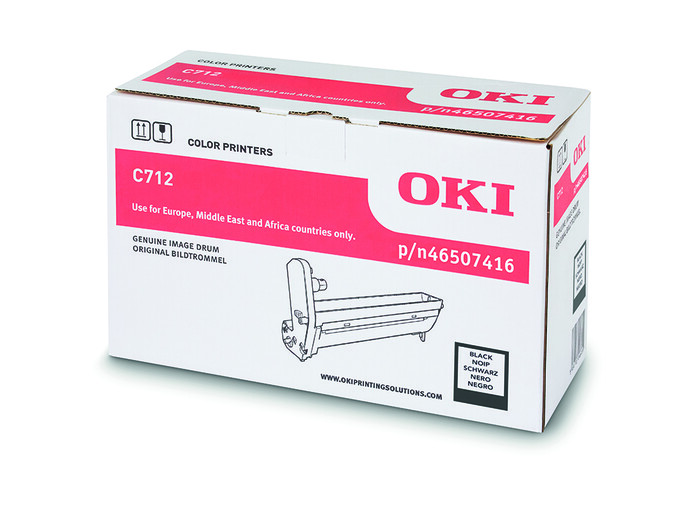 OKI - OKI 46507416 C712 SİYAH DRUM ÜNİTESİ - YAZICI GÖRÜNTÜLEME SİLİNDİRİ - C712 - 30,000 SAYFA