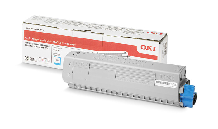 OKI - OKI 46861307 MAVİ - CYAN TONER C834-C844 -10.000 SAYFA