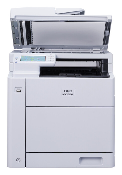 OKI MC554dn - ÇOK FONKSİYONLU RENKLİ YAZICI A4 - 32 SAYFA RENKLİ - 32 SAYFA SİYAH BEYAZ BASKI HIZI - Thumbnail