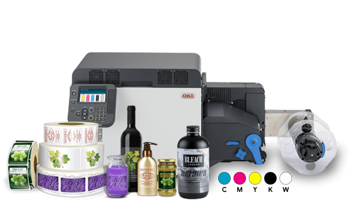 OKI 46672103 Pro1050 ETİKET YAZICISI - LABEL PRINTER CMYK + BEYAZ TONER - Thumbnail